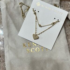 Kendra Scott Gold Heart Pendant Necklace